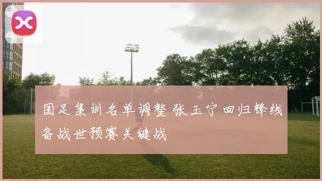 国足集训名单调整 张玉宁回归锋线备战世预赛关键战